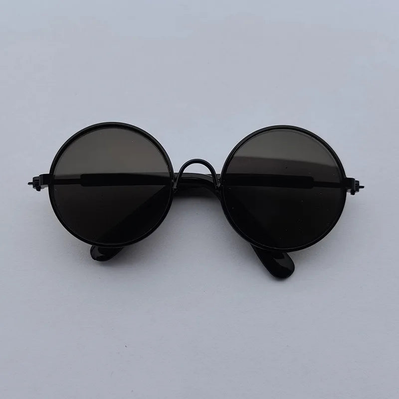 Cat Sunglasses Lovely Vintage Round Reflection Eye Wear Glasses for Small Dog Cat Pet Photos Pet Products Props Accessories