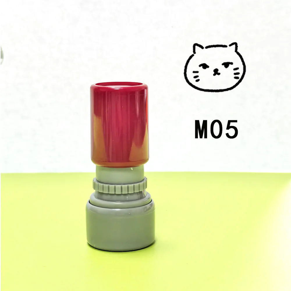 Cat Pattern Stamp Black Cat Animal Stamp for Inspiring and Encouraging Teaching Classroom Active Activities Teacher Stamp