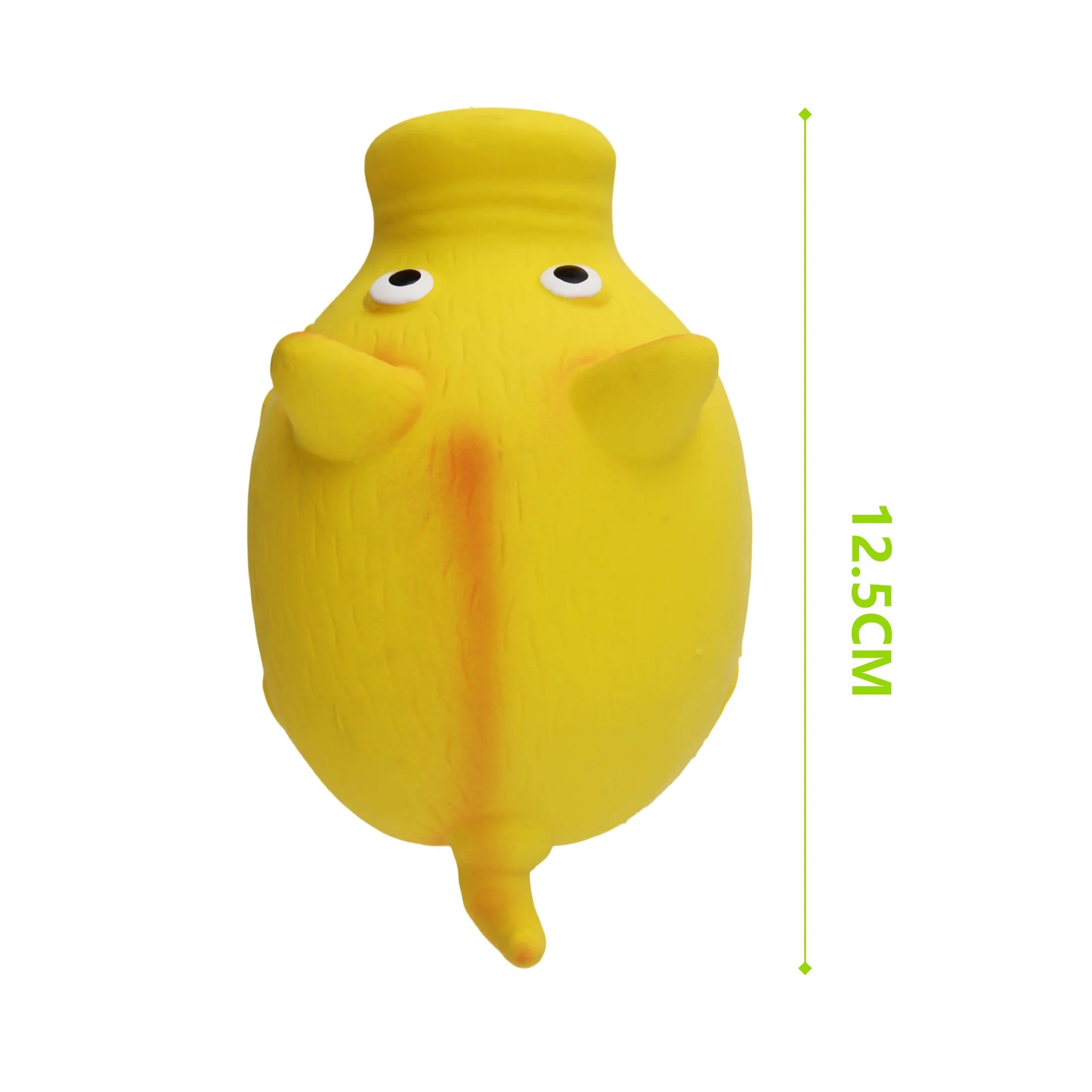 Squeaky Latex Round Pig Dog Toy: Chew-Resistant Stress Relief & Interactive Training Toy for Play and Boredom Relief