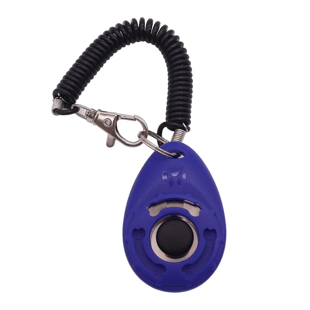 Dog Training Clicker Pet Cat Dog Click Trainer Various Style Aid Adjustable WristStrap Sound Key Chain Dog Repeller Pet Product