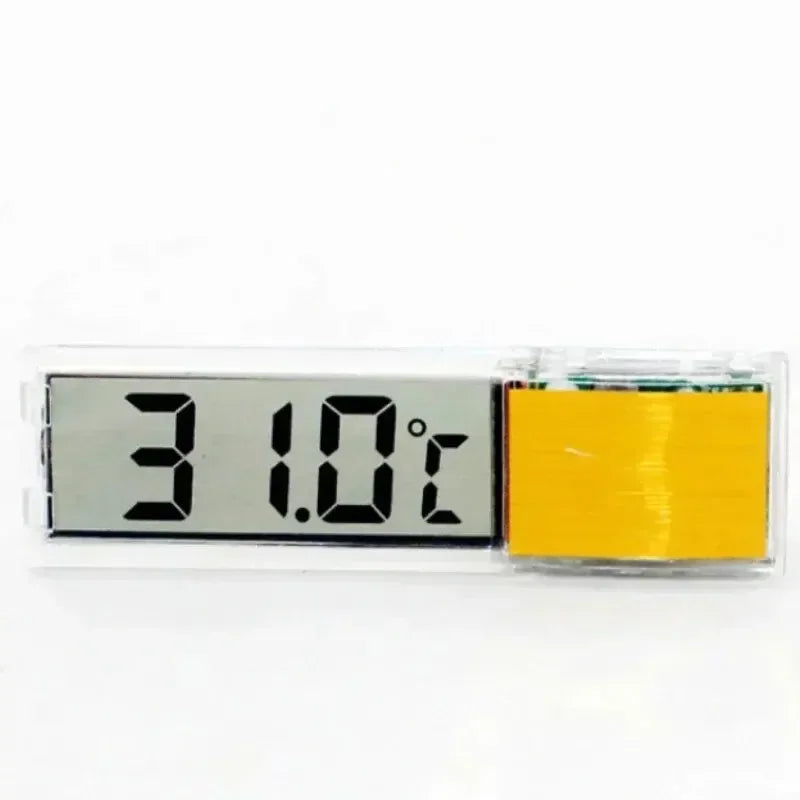 @1S-1pcs Aquarium Thermometer Electronic LCD Digital Fish Tank Temperature Measurement Fish Tank Temp Meter Aquarium Accessories