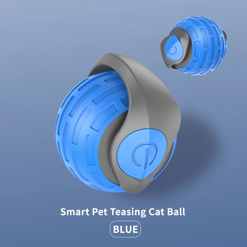 Speedy Tail 2.0 Automatic Cat Toy Ball, Interactive Moving Tail for Indoor Cats/Dogs with Replaceable Tail, Smart Pet Play