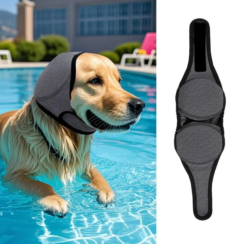 1pc Pet Grooming Hood, Dog Calming Cap Ear Cover, Anti-Scratch & Noise Reduction Head Wrap for Bathing, Drying Hair