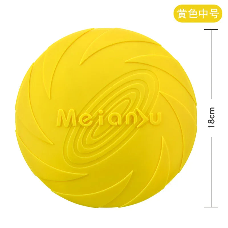 Dog Frisbee, Border Animal Pet Dog Special Frisbee Bite Resistance Training Frisbee Pull Back Standard Dog Toys Pet Products