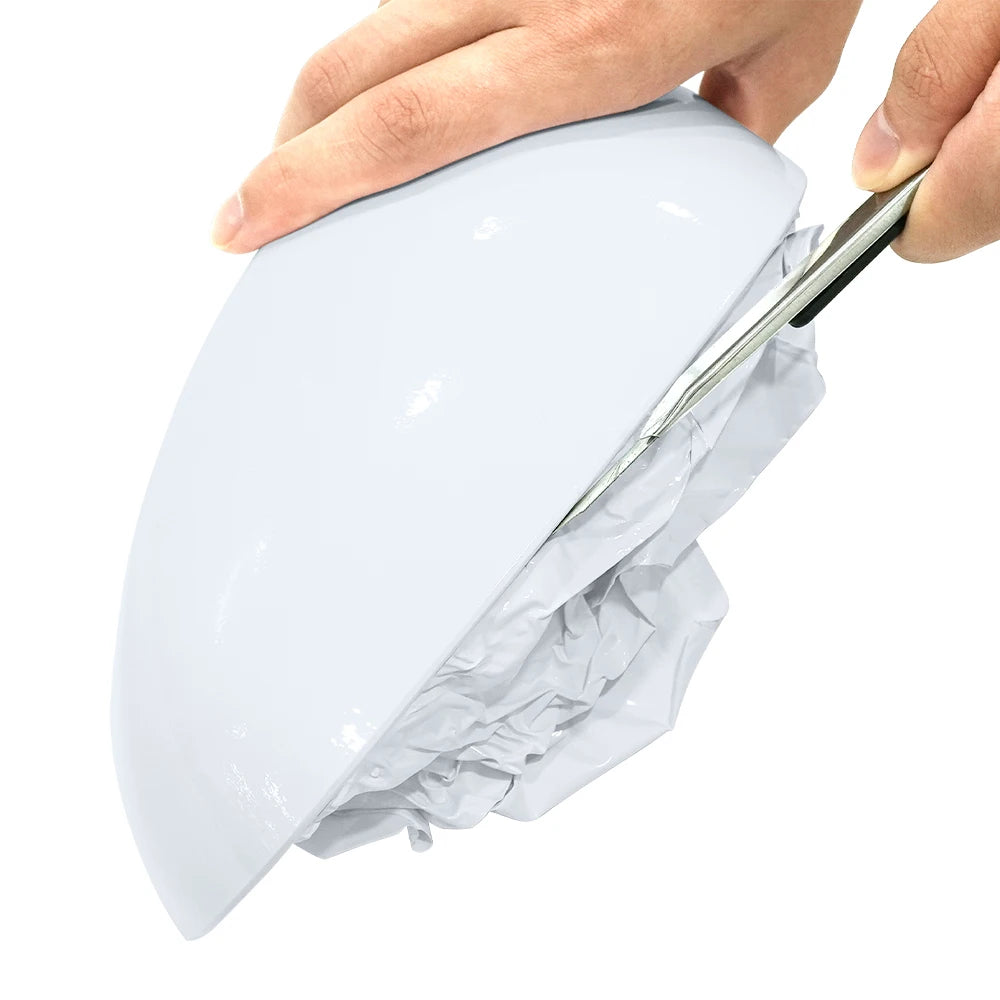 Glossy White Car Sticker Wrapping Film PET Sticker Bubble Free Vinyl Film Car Accessories Auto Exterior Interior Decoration