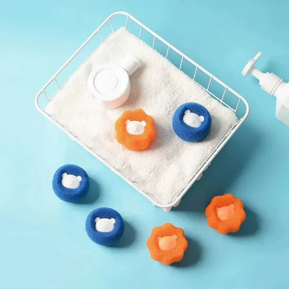 Home Laundry Removes Lint Clothes Ball Catch Pet Hair Remover Reusable Balls Products Washing Machine Filter Household Garden