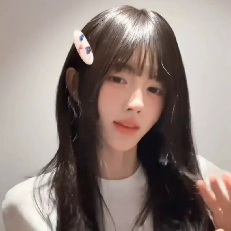 Cute little cat barrettes hair clips Same style as celebrity style broken bangs hairpin hair accessories
