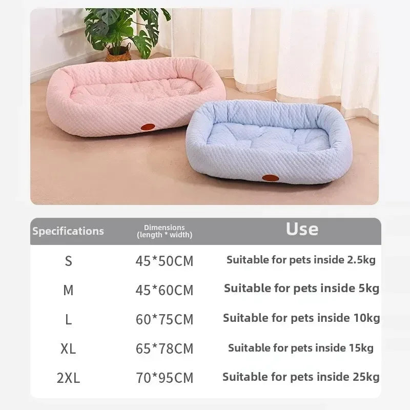 Dog Cooling Bed Accessories for Dogs Pet Products Puppy Beds and Houses Beds Furnitures Cats Sofa Things