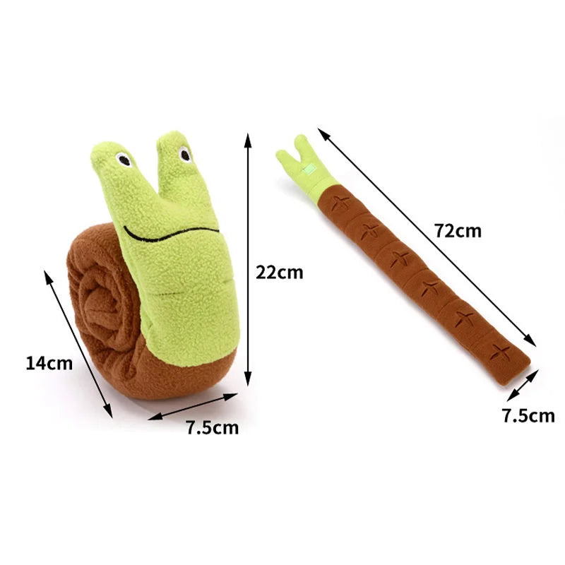Snail Shaped Dog and Cat Toys, Pet Products, Pet Supplies, Mats to Hide Food Odors, Training Puzzles, and Fun Sniffing Toys