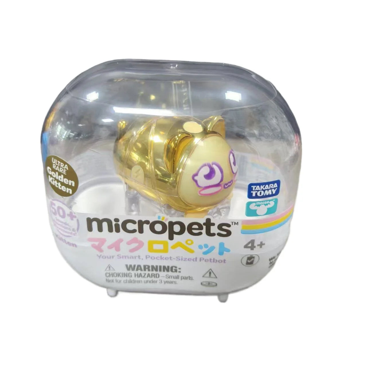 Genuine Takara Tomy Micropets Pocket-Sized Petbot Cat Rabbit Dog Series Electron Pet Interaction Machine Toy Birthday Gifts
