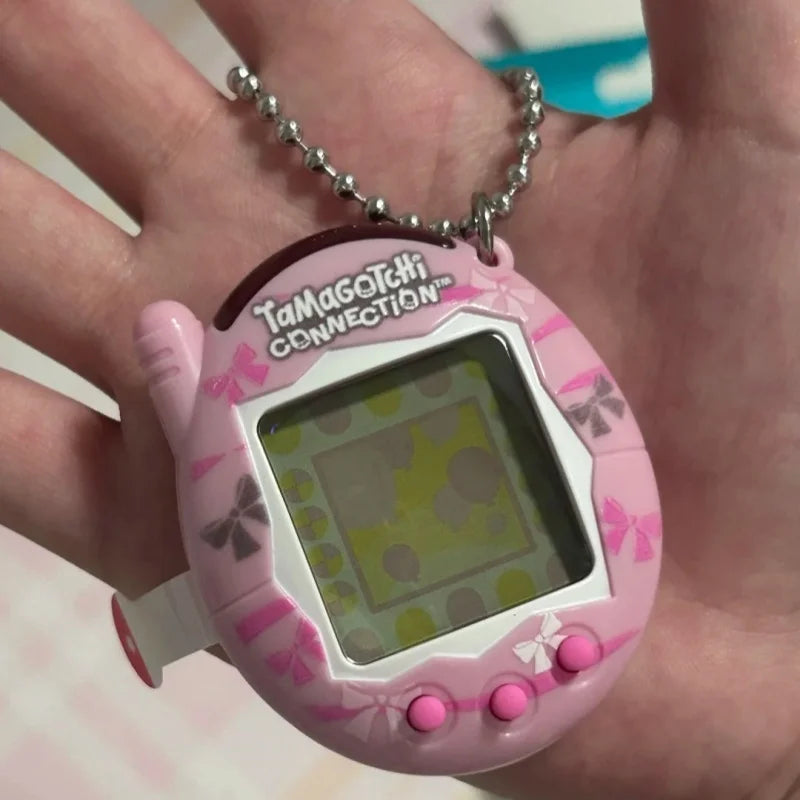 Bandai Tamagotchi Connection V3 Electronic Pet (Linked Ver.) - Elegant Bow/Blue Bubble New