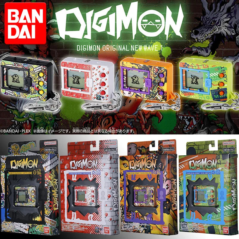 New Original Bandai Digimon Origin Digivice Agumon Digital Monster Raising Device Virtual Pet Portable Toy Gift For Anime Fans