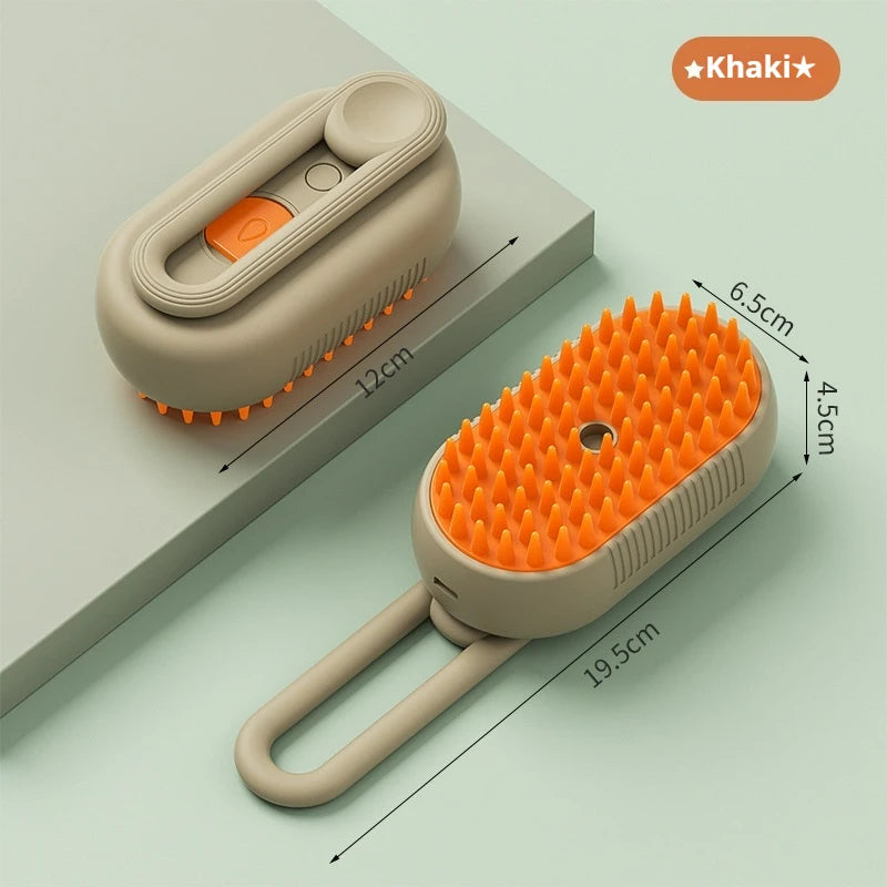 Pet Spray Massage Comb for Cat Dog One Press Spray Anti Static Flying Hair Remover Pet Bath Grooming Brush Pet Grooming Supplies