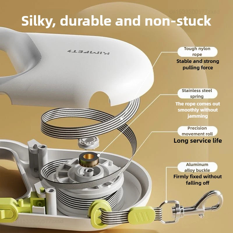 5M Retractable Dog Leash Pet Leashes Traction Rope Reflective Belt Automatic Flexible For Small Medium Large Dog Products