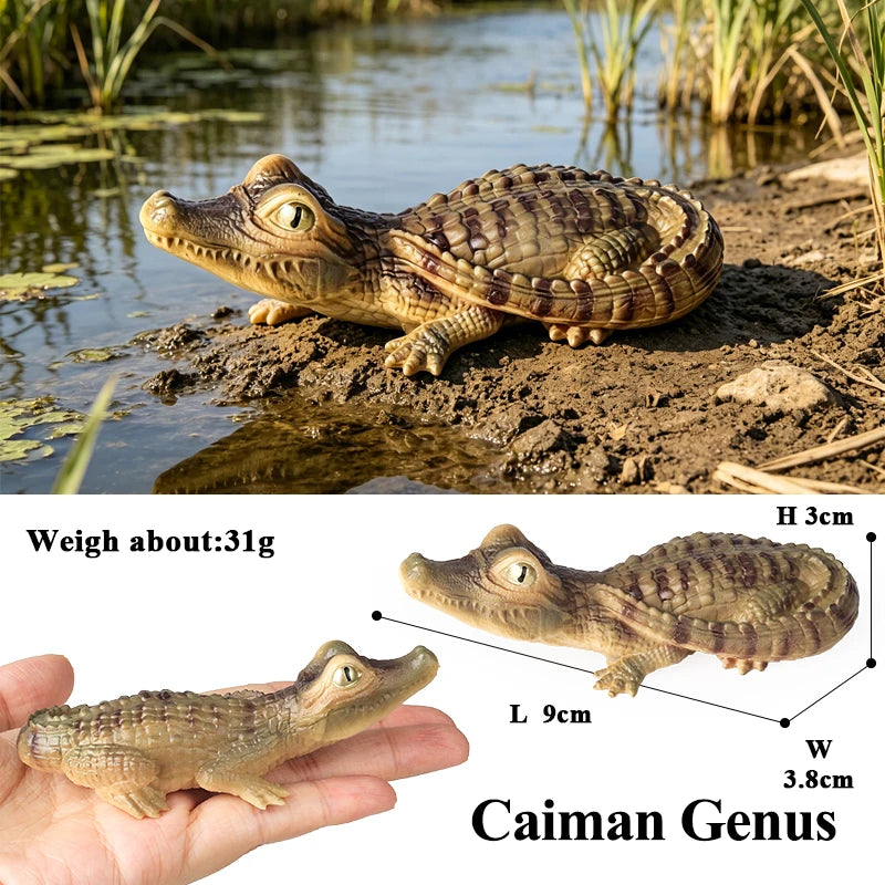 Oenux Cute Pet Model Frog Lizard Pig Hen Rabbit Shiba Inu Hamster Squirrel Otter Animals Figurine PVC Miniature Home Decor Kids