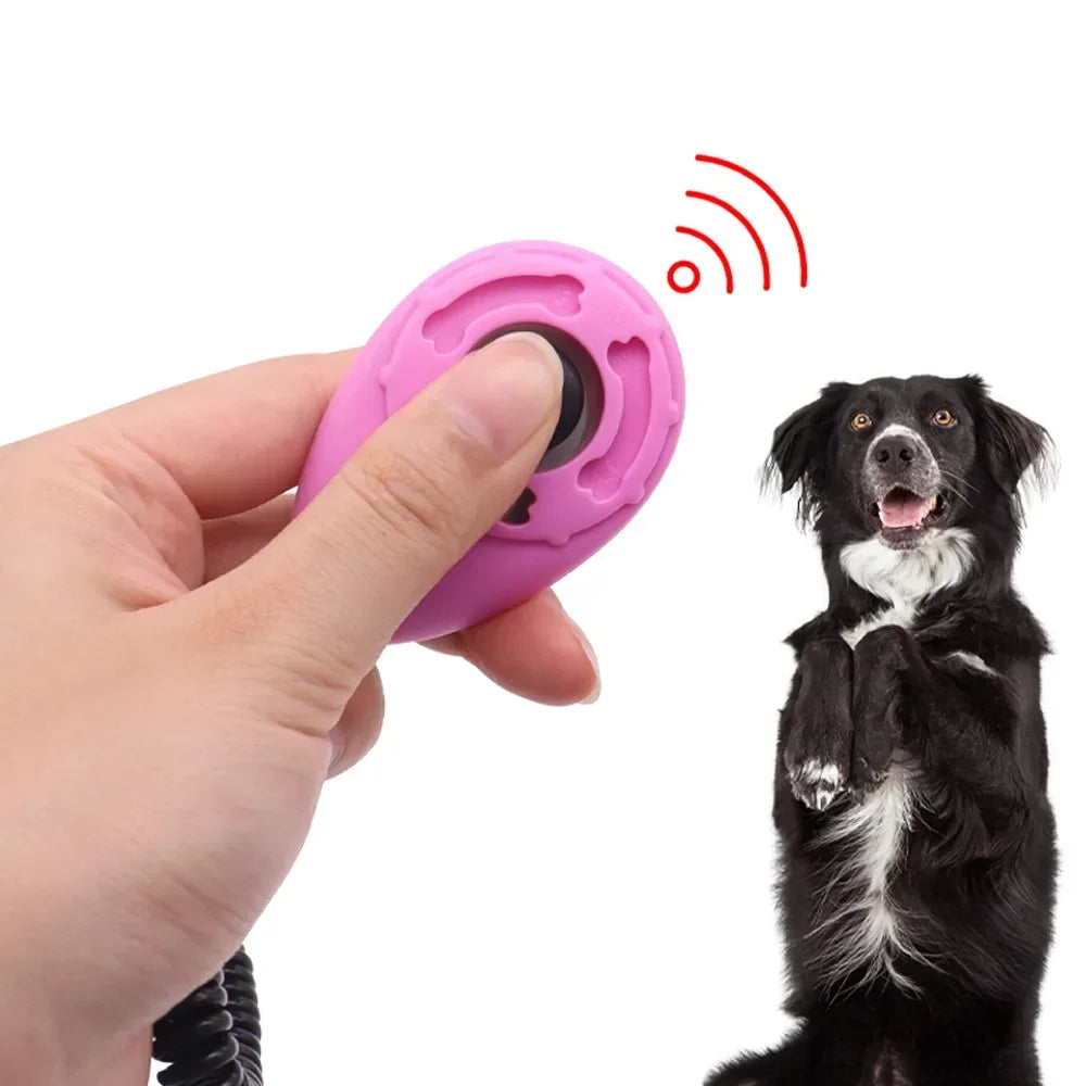 Dog Training Clicker Easy To Use for Cats Puppy Birds Horses Pet Product with Adjustable Wrist Strap Durable Lightweight