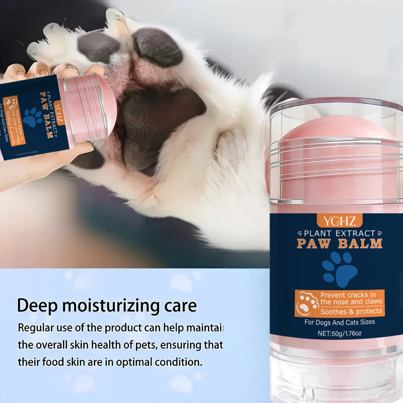 The Best Dog Paw Wax and Moisturizing Paw Balm Can Form an Invisible Barrier | Coconut Oil Ointment, Dog Nose Balm to Protect and Heal Dry, Cracked Paws - Dry, Itchy Skin and Cracked Dog Noses. Essential Pet Care Product.