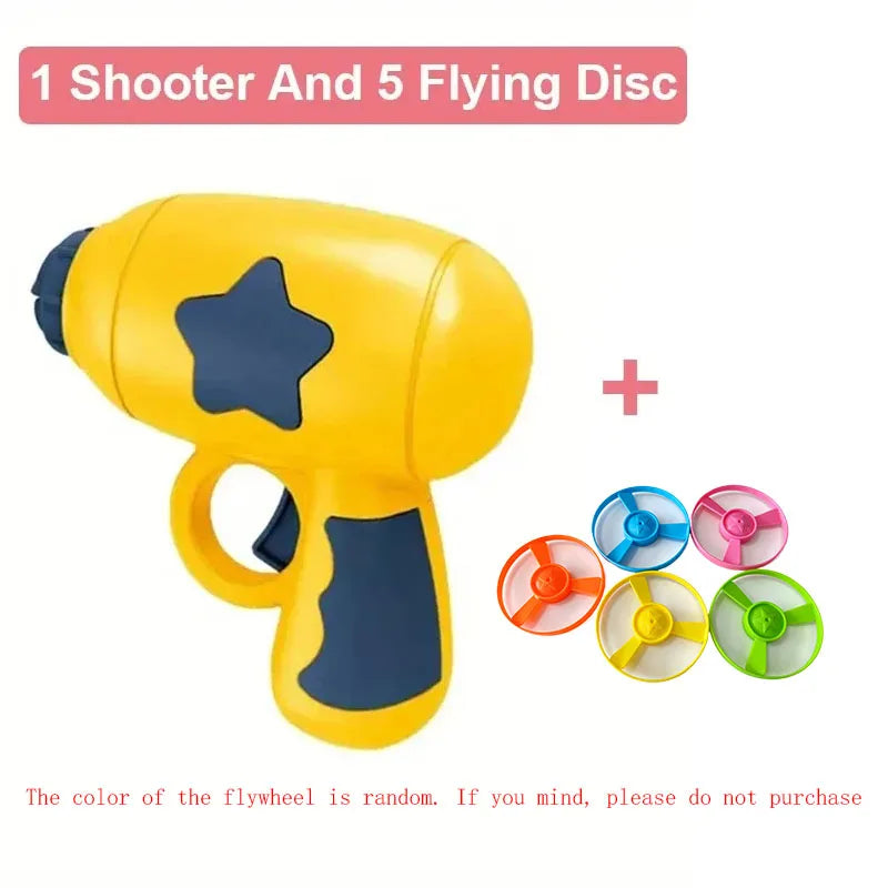 Mini Flying Disc Gun Cat Toy Interactive Launch Plaything Kitten Chasing Training Fun Pet Accessories Daily Entertainment
