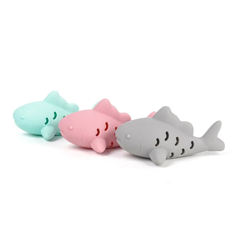 Interactive Fish Cat Toy Indoor Bite Resistant Kitten Toy Silicone Chew Cats Food Dispenser Feeder Pet Supplies