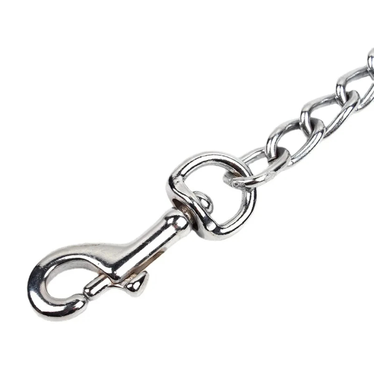 Dog Leash Stainless Steel Short Dog Leashs Chew Proof Leashes for Large Dogs Walking Traction Rope Nylon Dogs Chain Pet Products