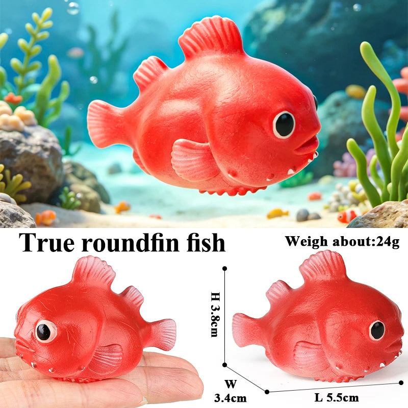 Oenux Cute Pet Model Frog Lizard Pig Hen Rabbit Shiba Inu Hamster Squirrel Otter Animals Figurine PVC Miniature Home Decor Kids