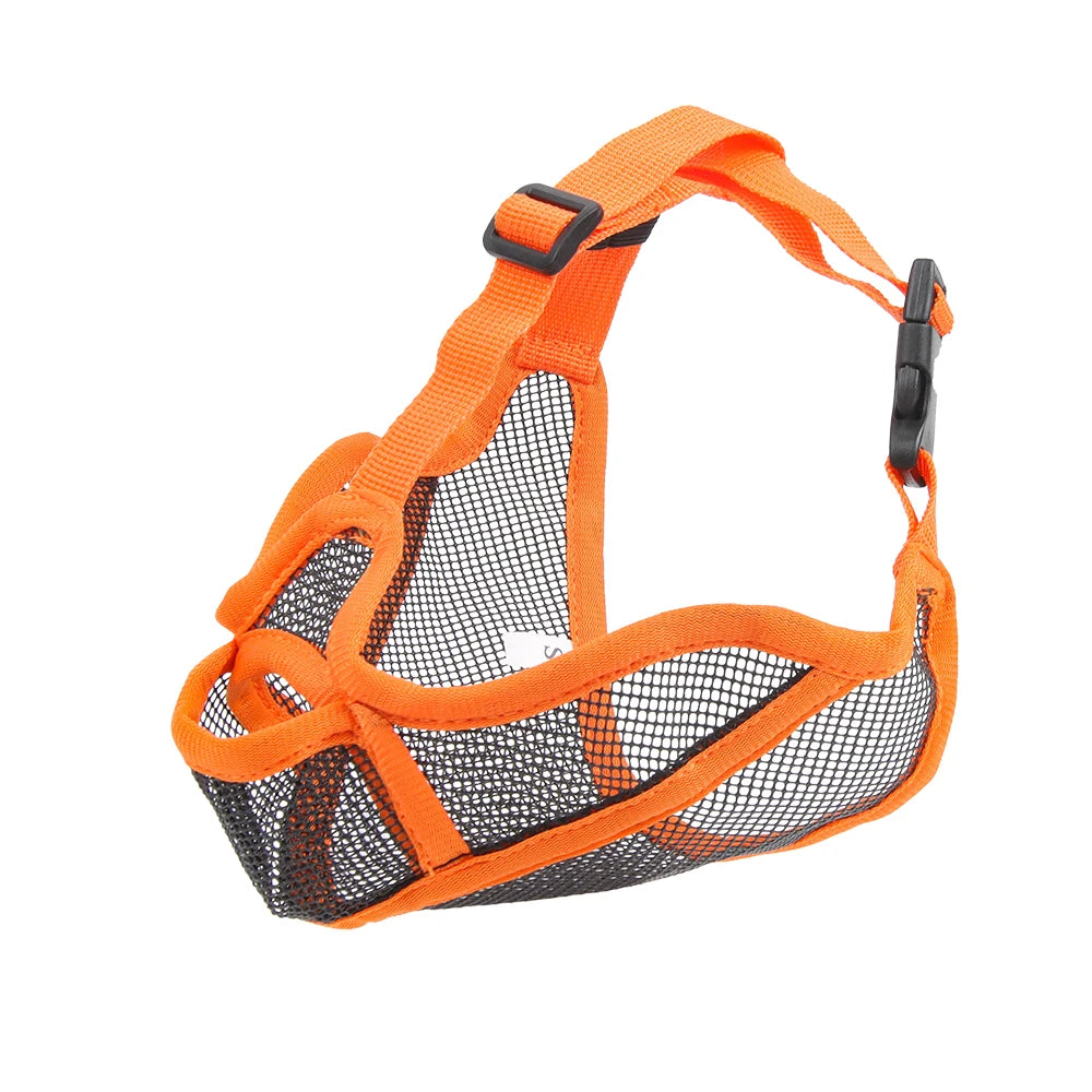 Short-Snouted Dog Muzzle Bulldogs Breathable Anti-Biting Walking Drinkable Short-Mouthed Dog Snout Cover Pet Products Shar Pei