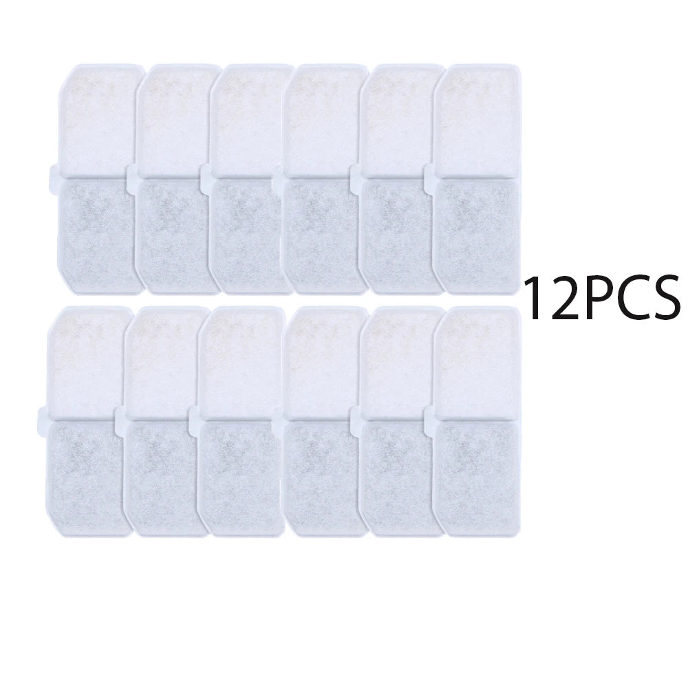 12pc/24pc pet water distributor filter cat drinking water filter filter (this product only has chip)