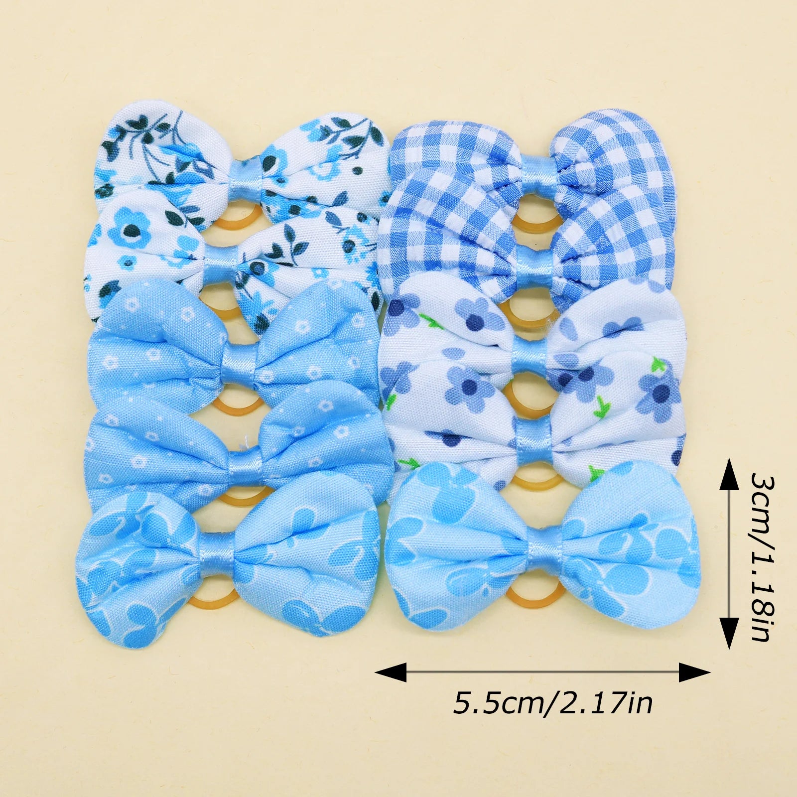 Cute Dog Bows Rubber Bands Small Dog Hair Bows Pet Hair Accessories For Dogs Pets Grooming Products