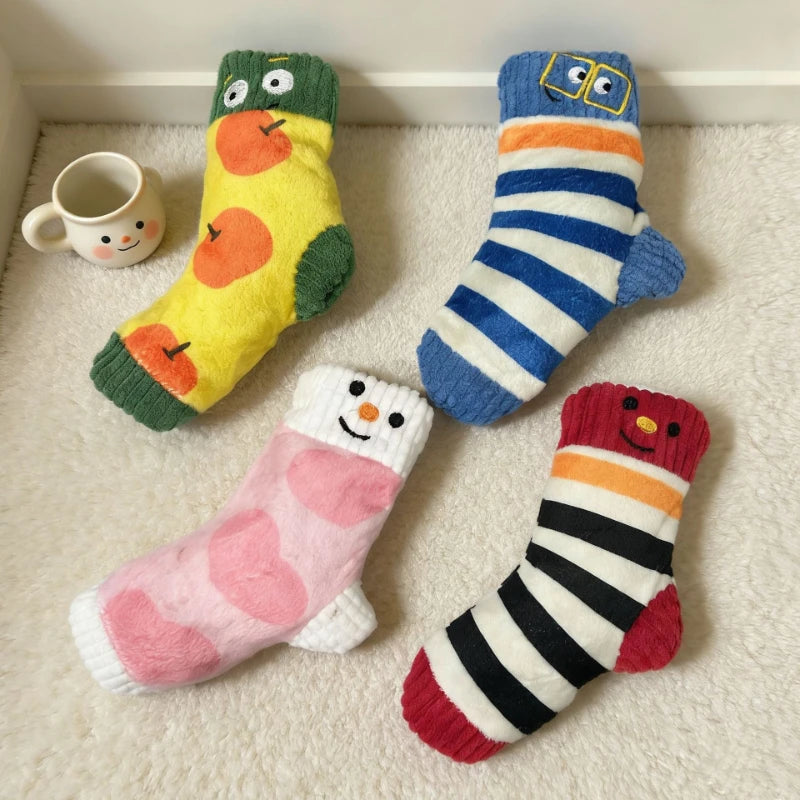Cute Socks Plush Dog Play Toy Indestructible with Squeaker Food Hiding Pet Supplies Tooth Chew Safe Small Dog Tough Puppy Toys