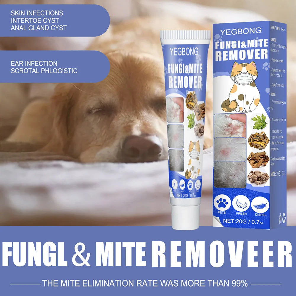 20g Anti  Killer Ointment Anti  Dog Cat Treat Deworming Ointment Relief Itching Puppy Mite Removal Cream Pet Products