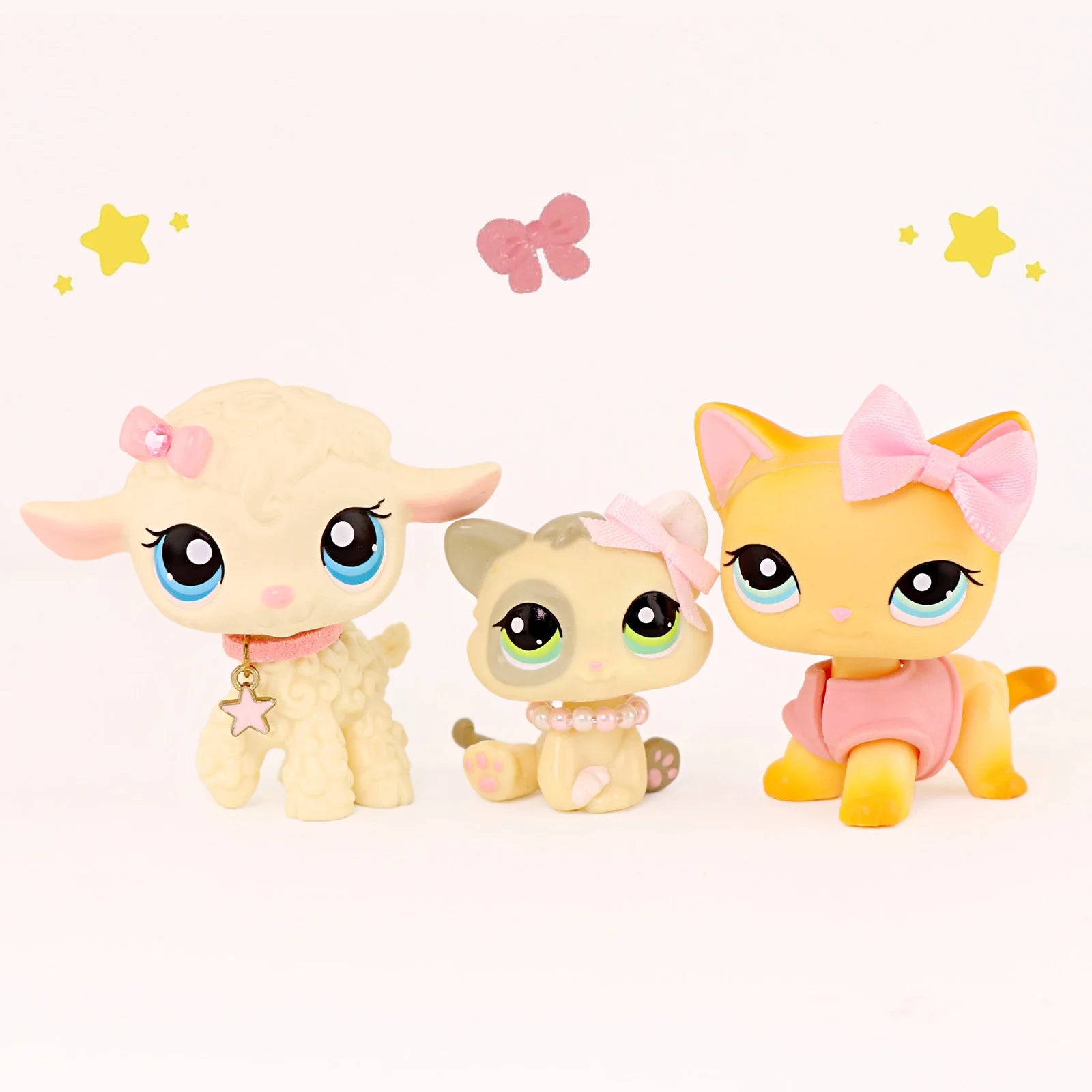 LPS Minilpsshop Rare Pet Shop Bobble Head Toy Cute Great Dane Collie Dachshund Dog Spaniel Puppy Pets for Kids