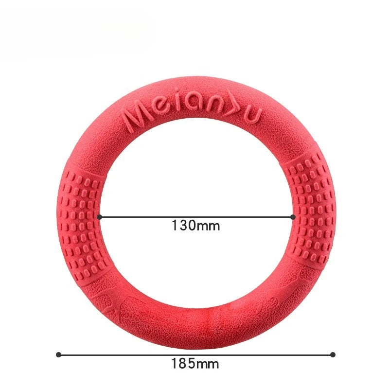 Bite-Resistant Soft Pull-Ring Frisbee Dog Training TPR Material Can Float Water Dog Training Interactive Pet Toys Pet Products
