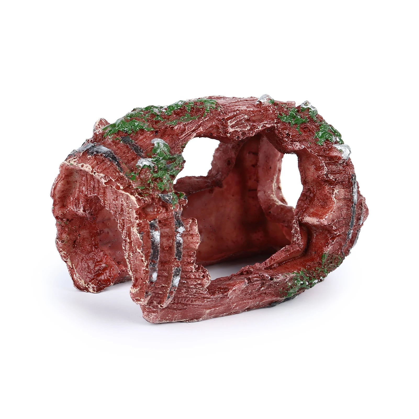 Aquarium Ornament Hollow Hole Log Tree Tunnel Cave Fish Tank Landscaping Decoration Aquatic Pet Accessories