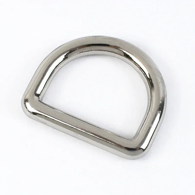 5/10Pcs 10-38mm Metal O Dee D Ring Buckles Backpack Strap Clasp Belt Loops Dog Pet Collar Webbing Hooks DIY Leather Accessories