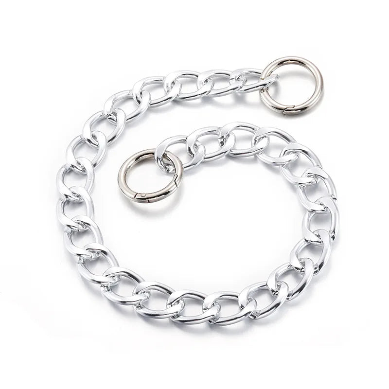 Luxury Dog Collar Gold Pet Necklace Dog Chain Choker For Pitbull Bulldog Teddy French Bulldog Metal Collar Pets Jewelry Products