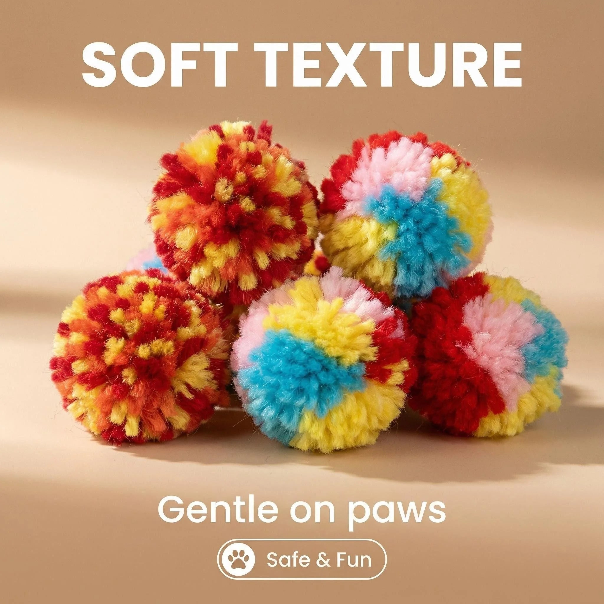 Plush Toy Ball Cat Self-Entertainment Ball Soft Dog Universal Toy Ball Cat Toys Interactive Pet Products