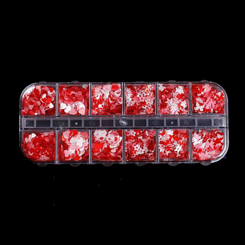 For Fun Multiple Styles Mixed Sequins Glitter Flakes for Epoxy Resin Molds Filler DIY Nail Decoration Sequins Jewelry Accessorie