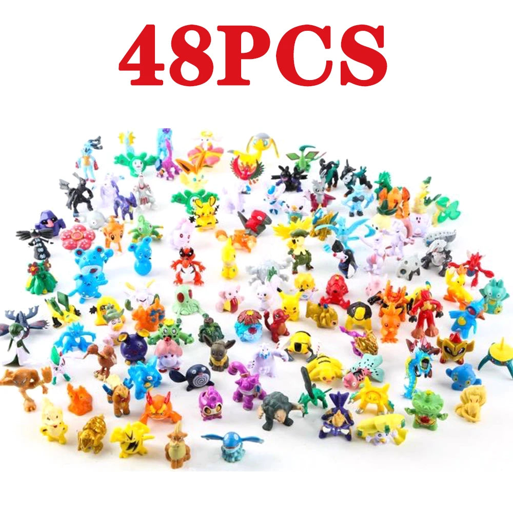 144 Pet Pok É Mon Figurines Pok É Mon Pok É Mon Twisted Egg Toy Dolls Children's Christmas Gifts