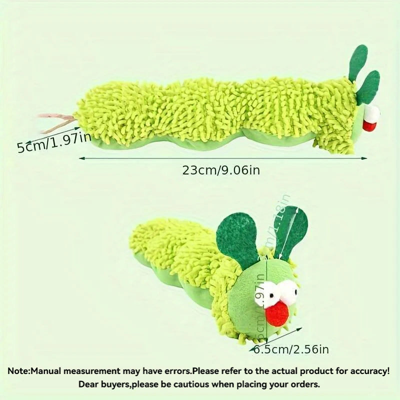 Cat Chew Toys Caterpillar Catnip Molar Toy Silvervine Cat Teaser Interaction Toy Clean Mouth Kitten Toy Pet Supplies Accessories