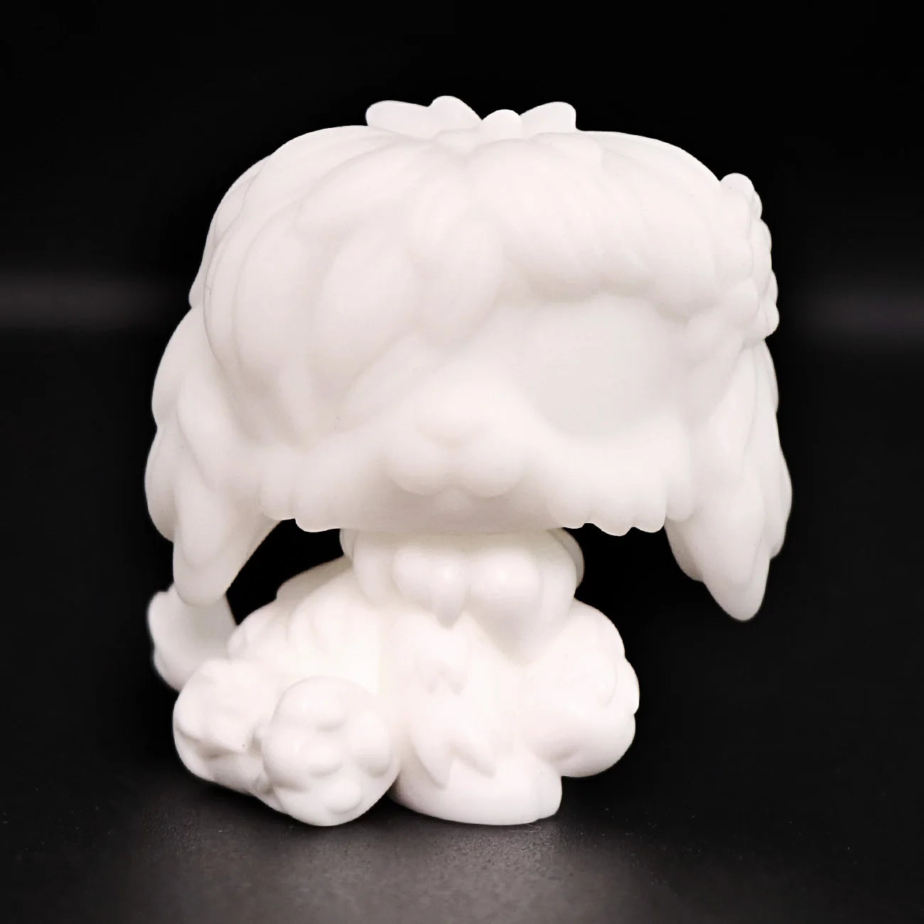 Minilpsshop White Base For Pet Shop Toy Crocodile Spider German Shepherd Turtle Panda Bull Terrier and Sheepdog DIY Painting