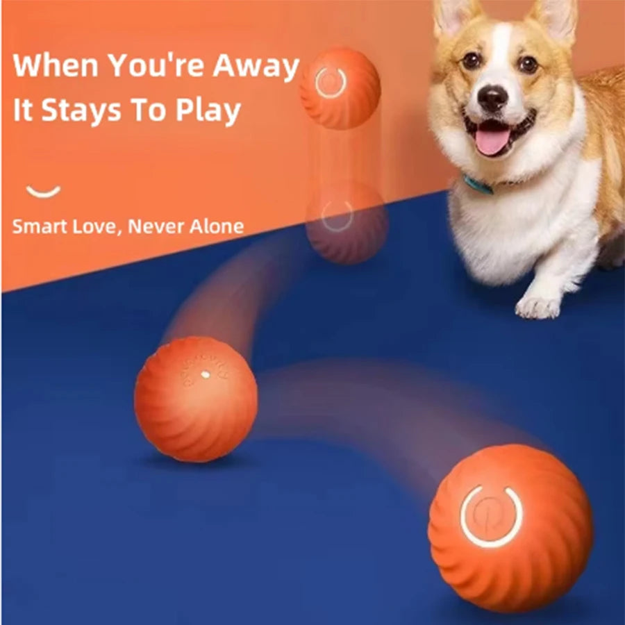 Smart Dog Toys Ball Electronic Interactive Pet Toy Moving Ball USB Automatic Moving Bouncing for Puppy Birthday Gift Cat Product