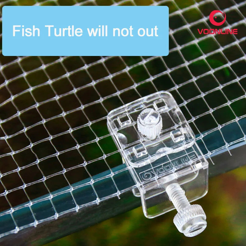Anti-jumping Net Aquarium Anti Escape Net Cover Fresh Seawater Reef Fish Tank Shrimp Accessories Pet Product Tools Plants Holder