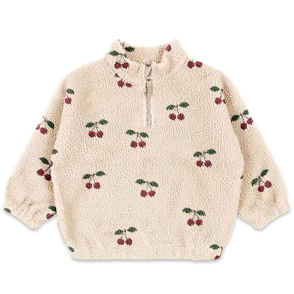 2025 Autumn KS Toddler Girls Lambswool Cats Jacket Boys Cartoon Cotton Fleece Outwear Coat Kid Winter Clothes Child Beetle Coats