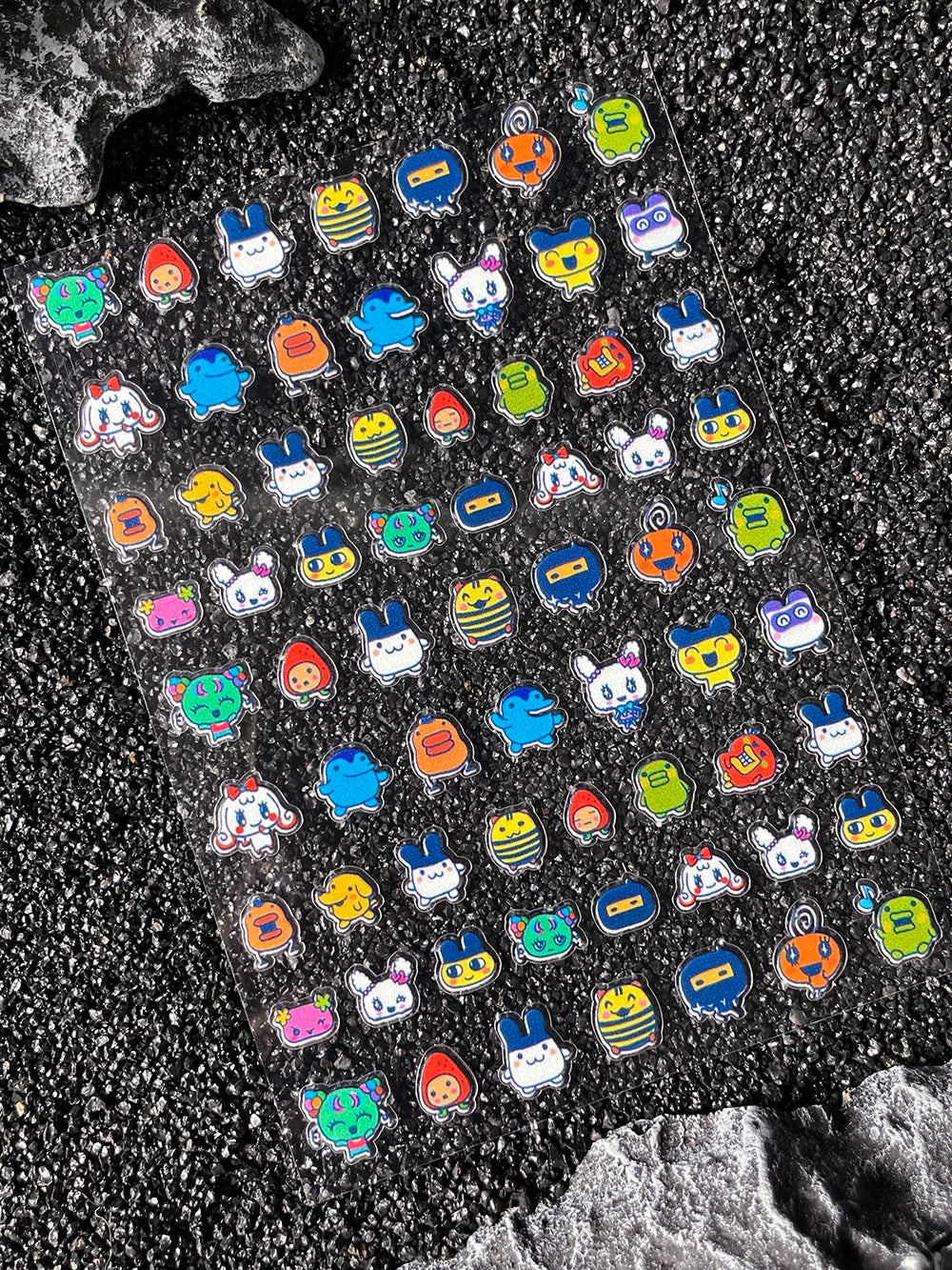 Cartoon Cute Electronic Pet DIY Handmade Scrapbook Nail Sticker Decal Decoration PVC Waterproof Stationery Box Phone Case Sticke