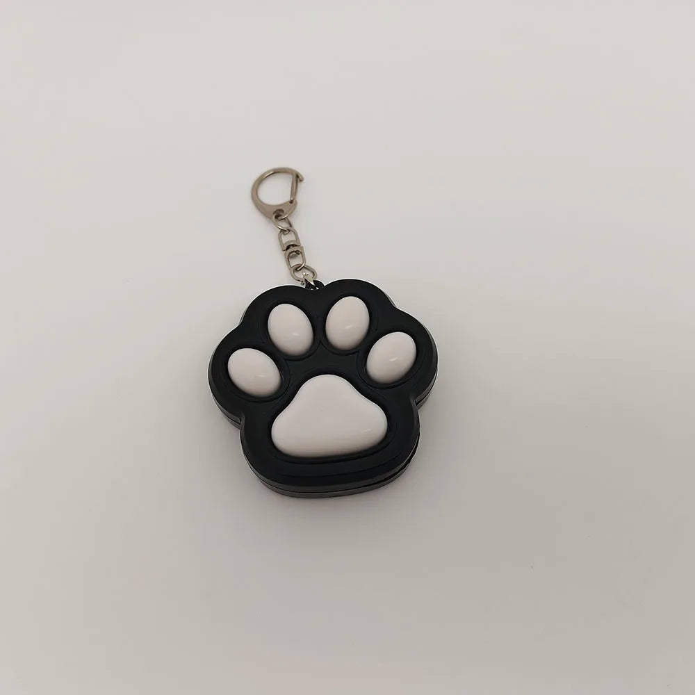 Cartoon Kawaii Cat Claw Button Decompression Toy Key Ring Pendant Cute Couple Car Bag Pendant Creative Keychain