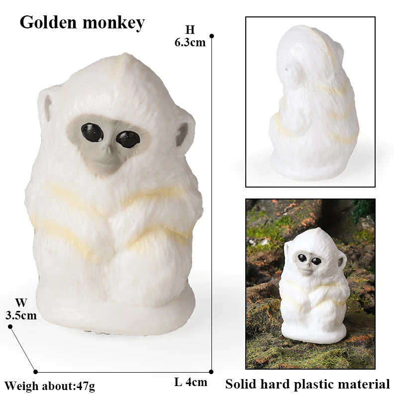 Oenux Cute Pet Model Frog Lizard Pig Hen Rabbit Shiba Inu Hamster Squirrel Otter Animals Figurine PVC Miniature Home Decor Kids