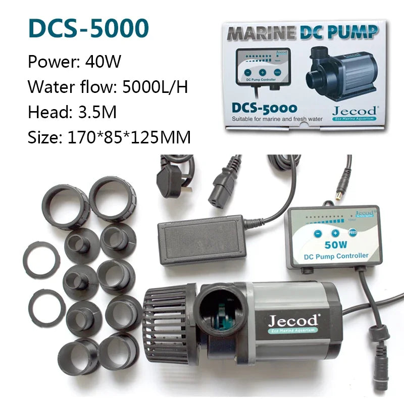 Jebao 110-240V Aquarium Supplies Dcs-2000 Submersible Water Pump Fish Tank Circulating Pump 220v Aquatic Pet Products Home