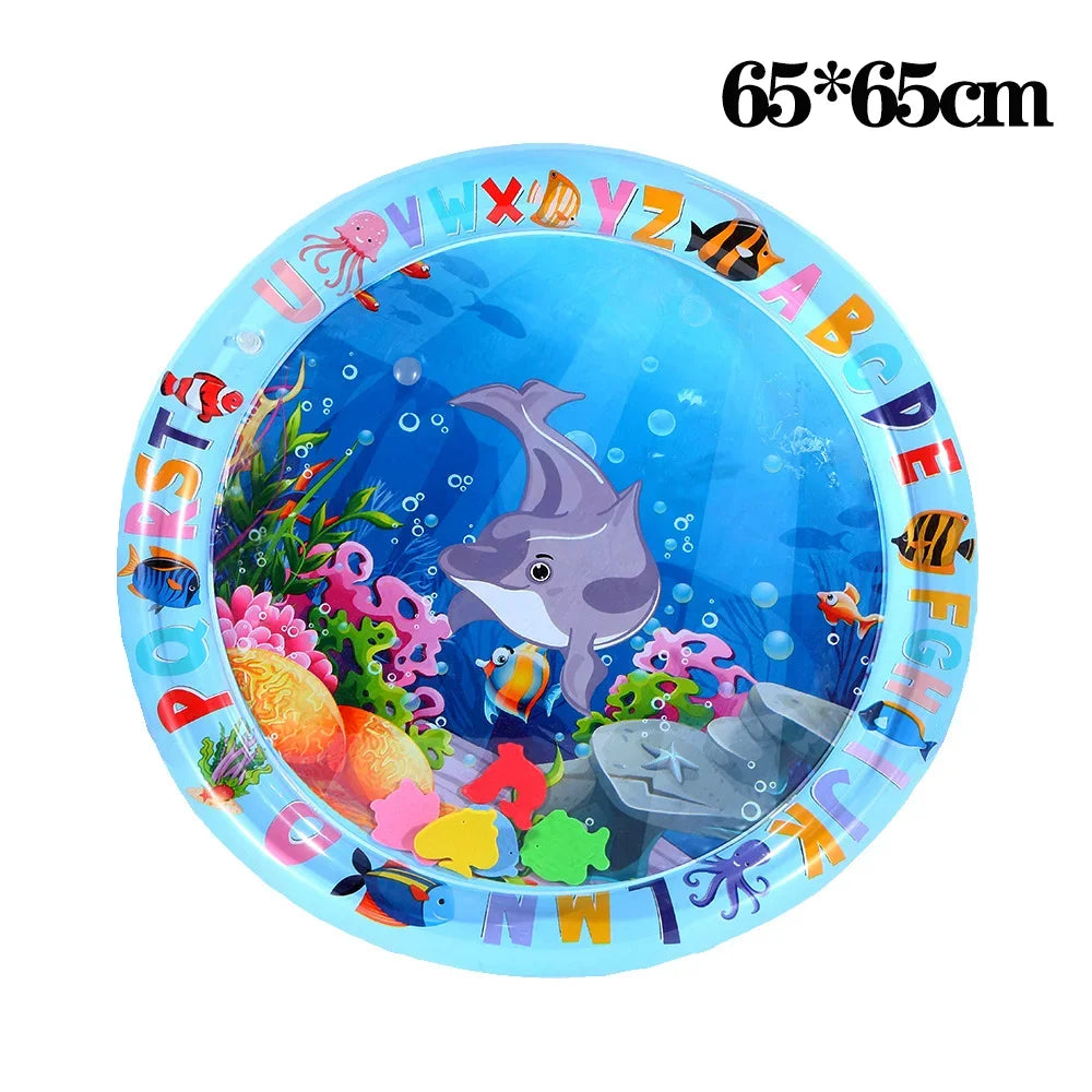 Pet Water Mat Cat Inflatable Play Mat Thickened Baby Crawling Mat Promote Baby Exercise Sea Life Swimming Ring Pet Products