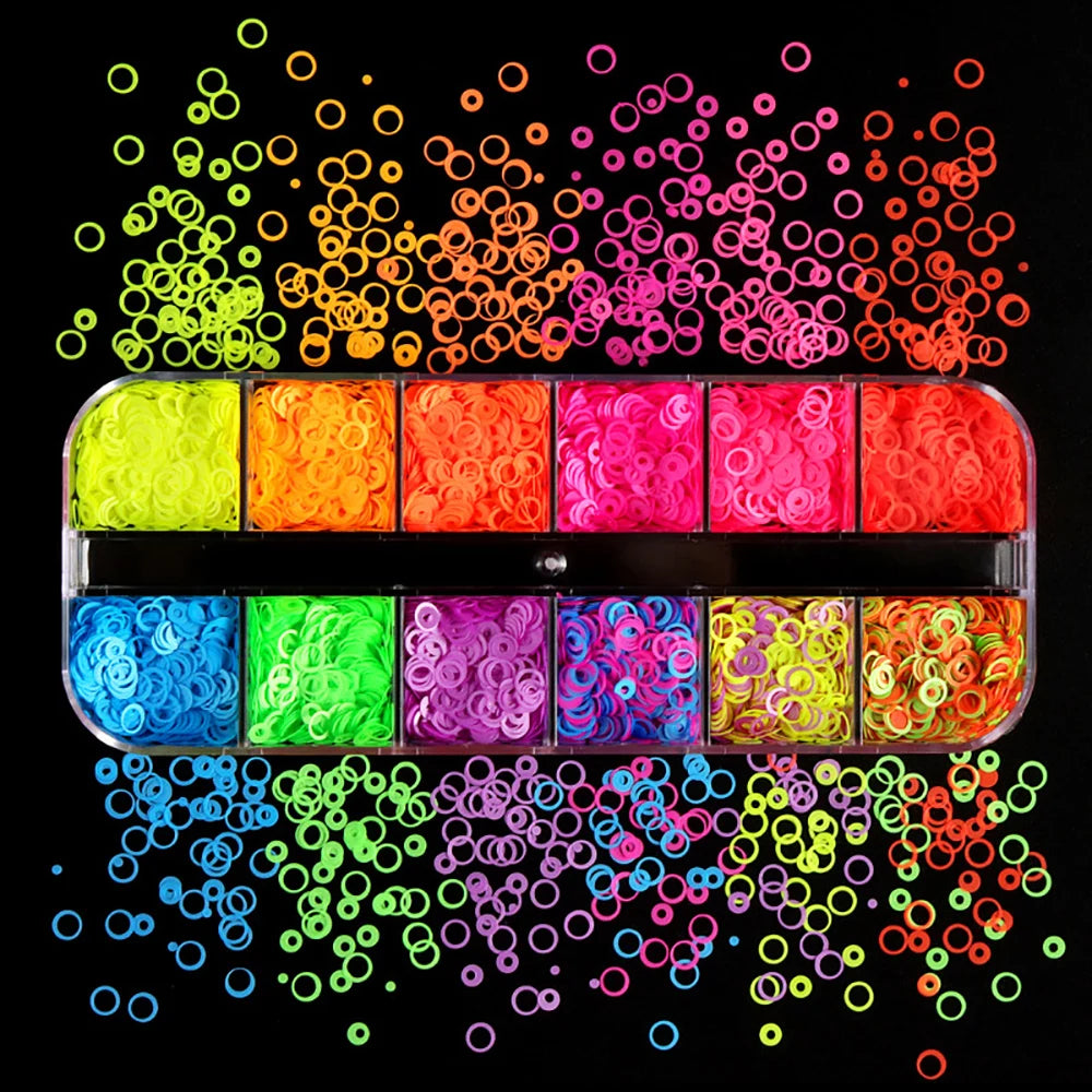 For Fun Multiple Styles Mixed Sequins Glitter Flakes for Epoxy Resin Molds Filler DIY Nail Decoration Sequins Jewelry Accessorie