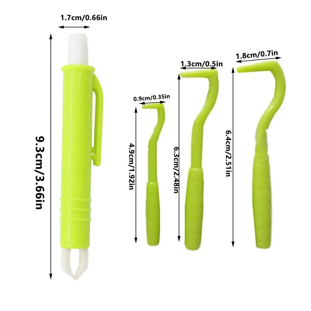2-4pcs Flea Remover Hook Tick Remover Tweezer Tick Pull Pet Cat Dog Accessaries Tick Tool Pet Mites Flea Extractor Pet Supplies